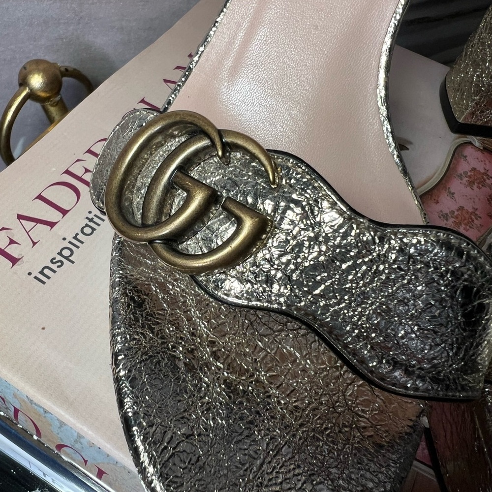 Gucci Women's Gold Sandals